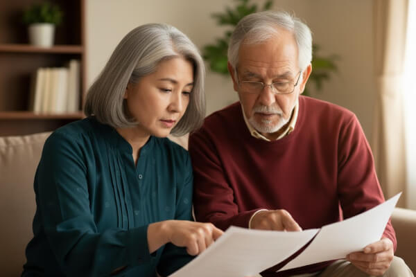 Heirs of inherited house review paperwork