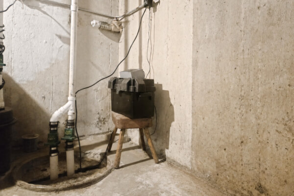 Elmhurst basement sump pump and drainage system inspected before the sale of an inherited home