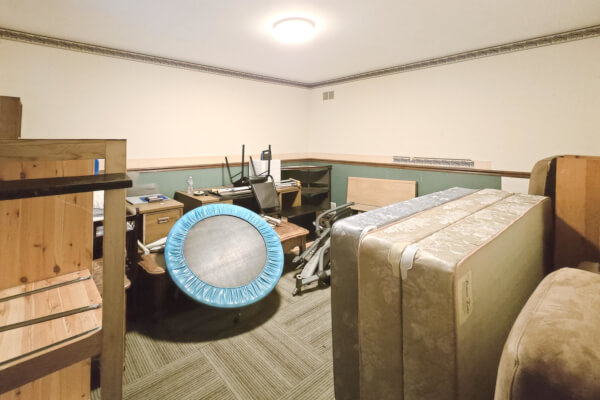 Family belongings inside Wood Dale home during extended probate process