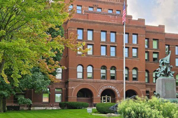 Kane County Courthouse in Illinois where foreclosure cases are handled